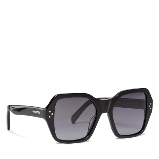 Okulary przeciwsłoneczne GINO ROSSI - O3WA-005-SS21 Black Gino Rossi  promocja eobuwie.pl