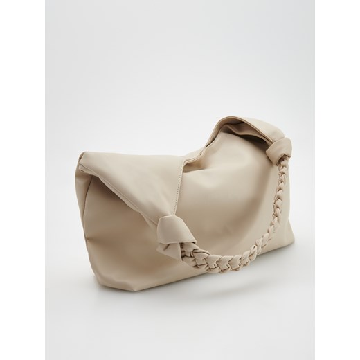 Reserved - Torba typu hobo - Kremowy Reserved ONE SIZE Reserved