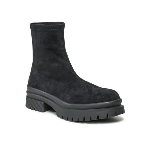 Workery damskie czarne Jenny Fairy na zamek casual 