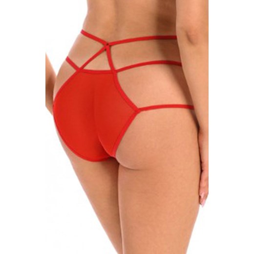 Majtki damskie zmysłowe figi z paseczkami Demi 3138, Kolor czerwony, Rozmiar L, Teyli ze sklepu Intymna w kategorii Majtki damskie - zdjęcie 141862004