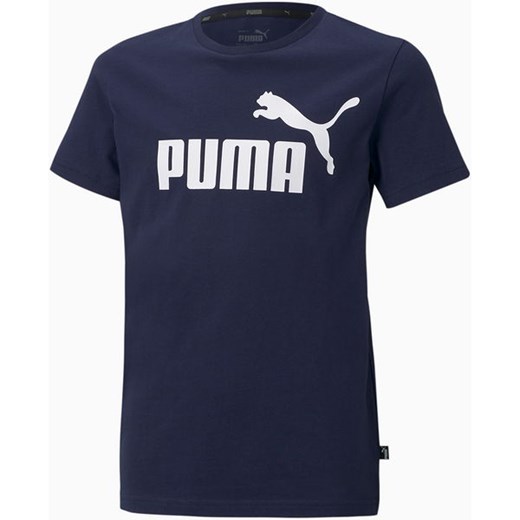 Koszulka młodzieżowa Essentials Logo Tee Puma Puma 152cm okazyjna cena SPORT-SHOP.pl