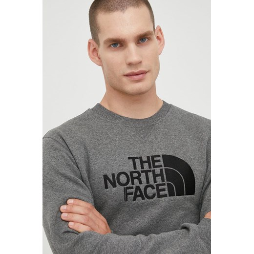 The North Face bluza męska kolor szary z aplikacją The North Face S ANSWEAR.com