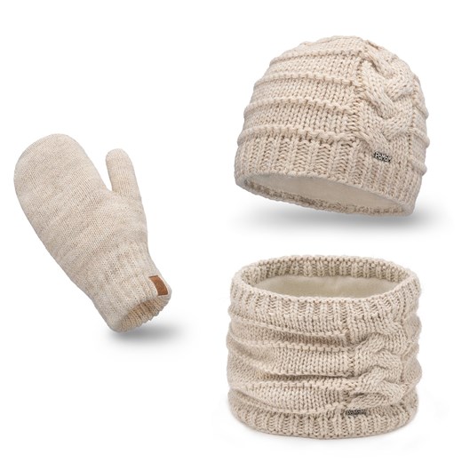 Zimowy komplet damski z rękawiczkami Pamami Uniwersalny okazyjna cena PaMaMi