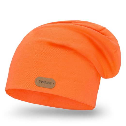 Bawełniana czapka unisex - pomarańczowy Pamami Uniwersalny okazja PaMaMi