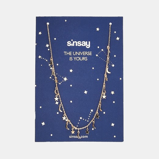 Sinsay - Naszyjnik z zawieszkami gwiazdki - Złoty Sinsay Jeden rozmiar promocyjna cena Sinsay
