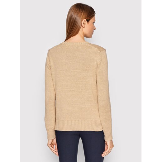 Polo Ralph Lauren Sweter 211872738001 Beżowy Regular Fit Polo Ralph Lauren XS MODIVO