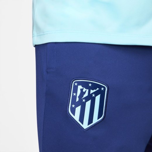 Męski dzianinowy dres piłkarski Atlético Madryt Strike Nike Dri-FIT - Niebieski Nike S Nike poland