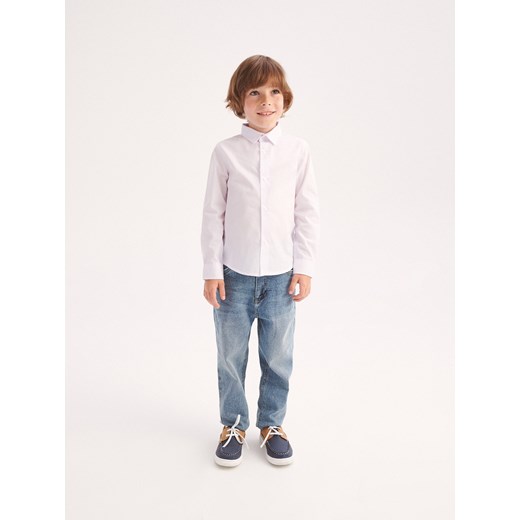 Reserved - Elegancka koszula z bawełną - Biały Reserved 146 Reserved