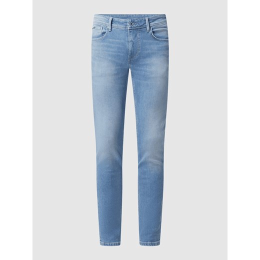 Jeansy o kroju skinny fit z dodatkiem streczu model ‘Finsbury’ Pepe Jeans 34/32 Peek&Cloppenburg 