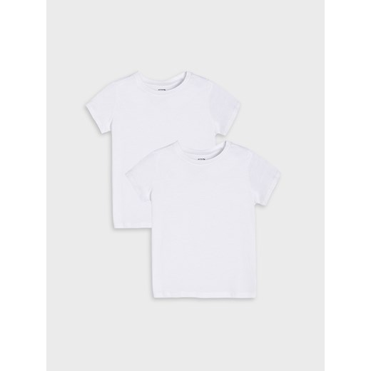 Sinsay - Koszulki 2 pack - Biały Sinsay 158 Sinsay