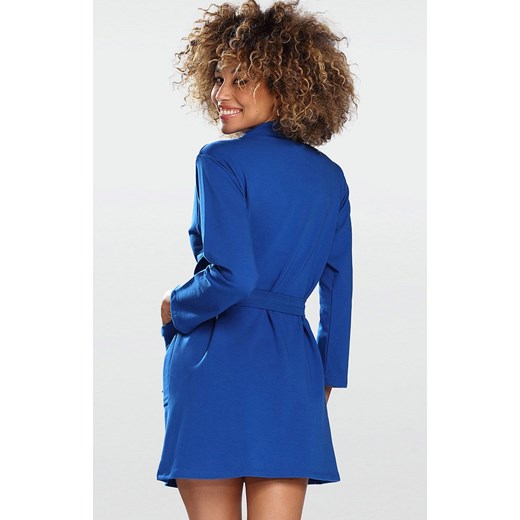 Pola podomka/szlafrok, Kolor niebieski, Rozmiar S, DKaren ze sklepu Intymna w kategorii Szlafroki damskie - zdjęcie 141948321