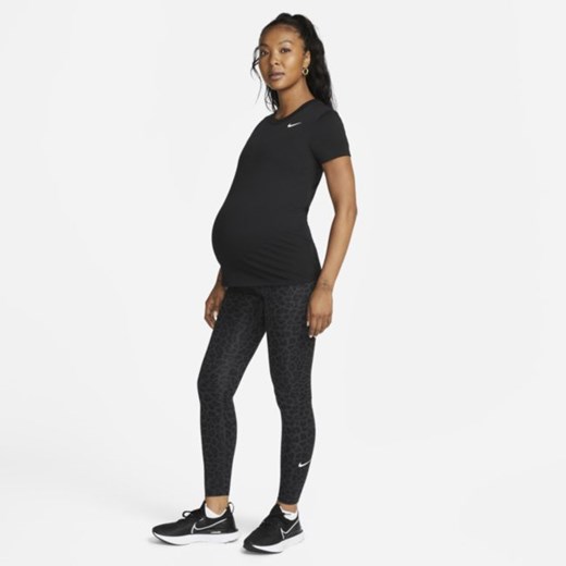 Damskie legginsy ciążowe z wysokim stanem i nadrukiem w cętki Nike Dri-FIT One Nike XS Nike poland