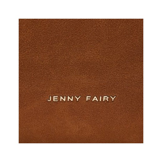 Jenny Fairy shopper bag zamszowa duża bez dodatków na ramię 