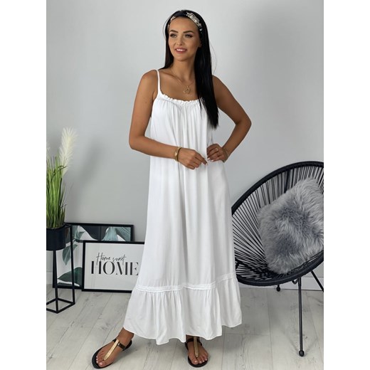 Biała Letnia Sukienka Maxi (36) Modnakiecka.pl 38 ModnaKiecka.pl