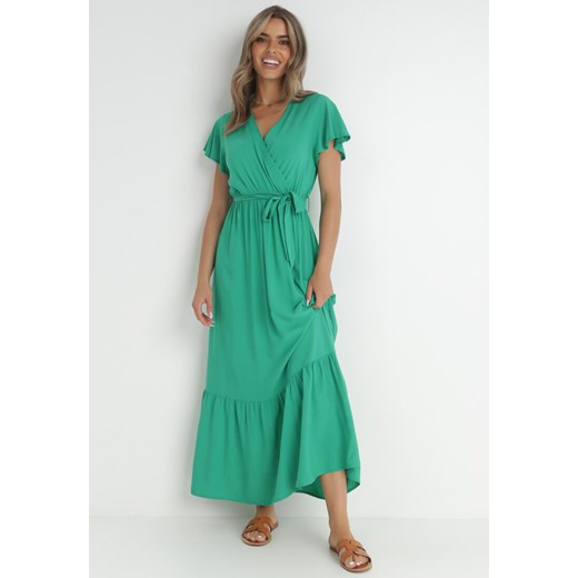 Zielona Sukienka Diomeira ze sklepu Born2be Odzież w kategorii Sukienki - zdjęcie 141968201