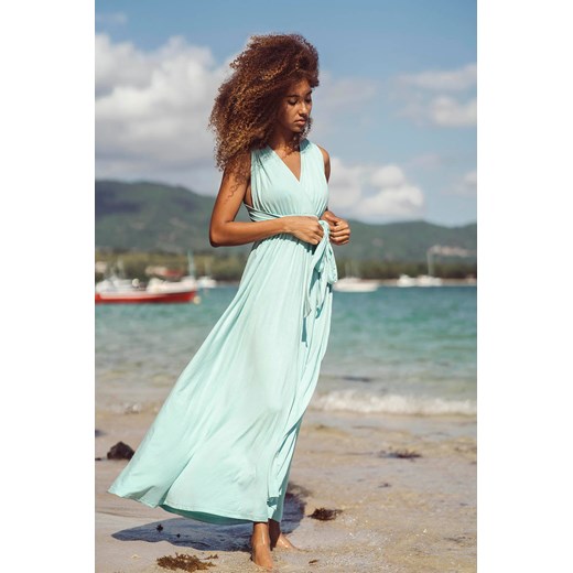 Sukienka infinity maxi Mint Your Mind, S/M L/XL okazyjna cena NAOKO