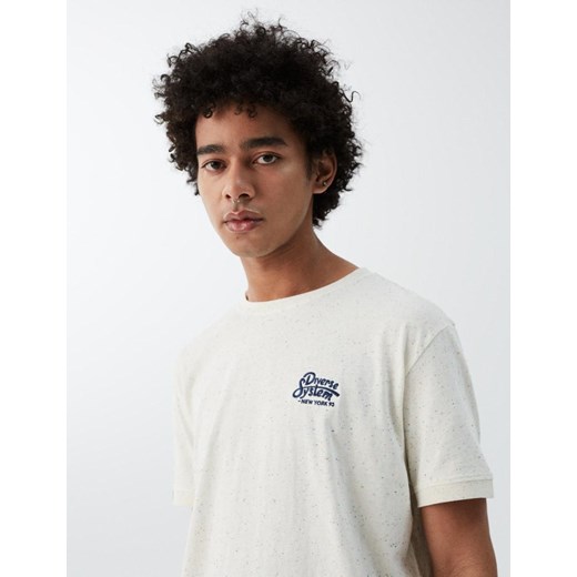 T-shirt męski Diverse biały