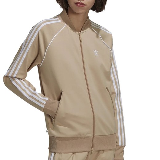 Bluza damska Adidas dzianinowa w paski w sportowym stylu 