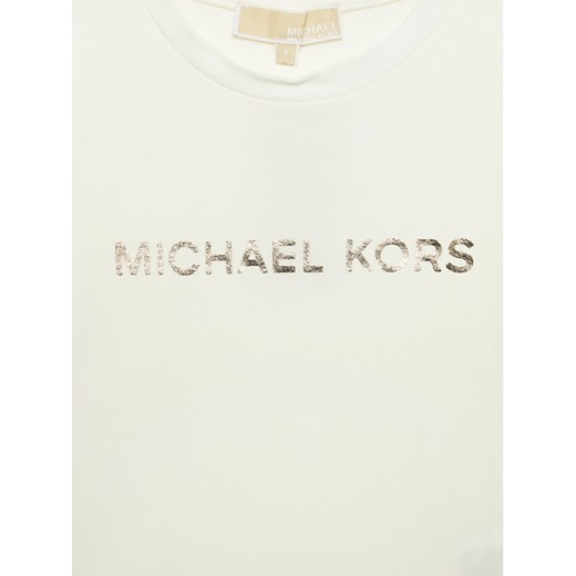 MICHAEL KORS KIDS Bluzka R15128 S Biały Regular Fit Michael Kors Kids 8A MODIVO