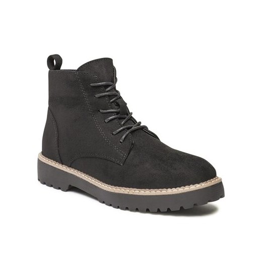 Workery damskie Clara Barson wiązane z nubuku płaskie 