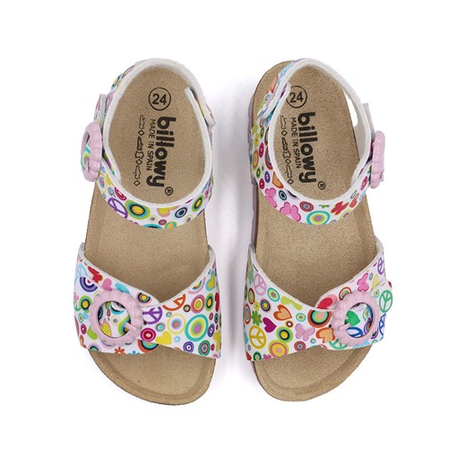 Sandały ze wzorem Billowy 25 wyprzedaż Limango Polska