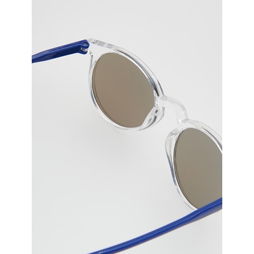 Reserved - Transparentne okulary przeciwsłoneczne - Biały Reserved ONE SIZE Reserved