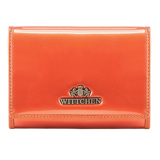 Damski portfel ze skóry lakierowany średni Wittchen wyprzedaż WITTCHEN
