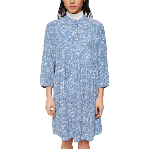 Sukienka w kolorze jasnoniebieskim ze wzorem Esprit 40 okazja Limango Polska