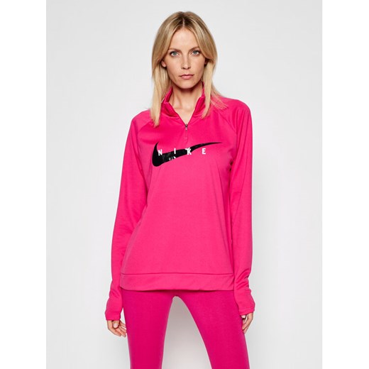 Nike Bluza Swoosh Run CZ9231 Różowy Standard Fit Nike XL okazja MODIVO