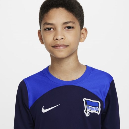 Koszulka piłkarska dla dużych dzieci Nike Dri-FIT Hertha BSC Stadium 2022/23 Nike XL Nike poland