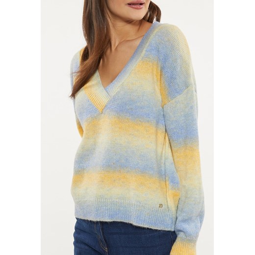 Sweter damski w pastelowe kolory XL okazja MONNARI