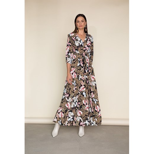 Długa sukienka w kwiaty Femestage 36 MONNARI