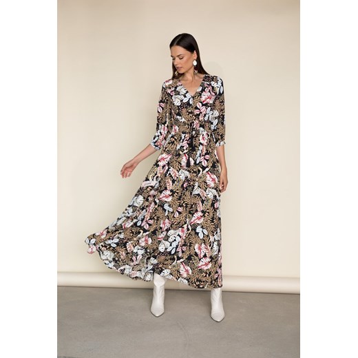 Długa sukienka w kwiaty Femestage 36 MONNARI