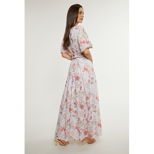 Kwiatowa sukienka damska maxi 42 okazja MONNARI
