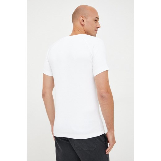 Calvin Klein Jeans t-shirt męski kolor biały z nadrukiem S ANSWEAR.com