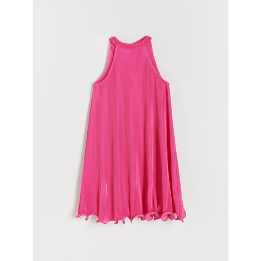 Reserved - Plisowana sukienka - Różowy Reserved XS Reserved