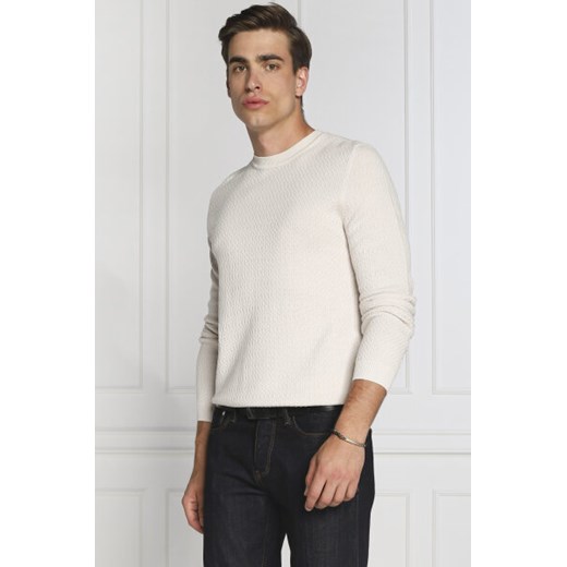 Emporio Armani Sweter | Slim Fit | z dodatkiem wełny Emporio Armani XL Gomez Fashion Store
