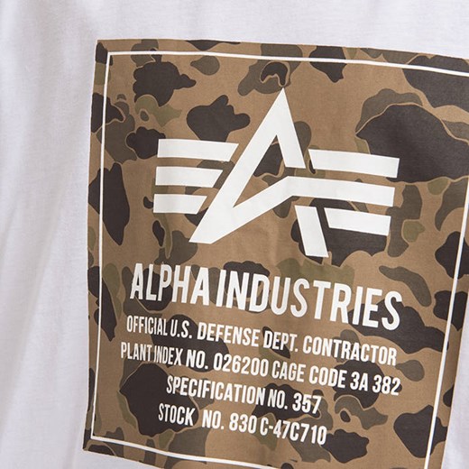 Koszulka męska Alpha Industries Camo Block T 198504 09 Alpha Industries S okazja sneakerstudio.pl