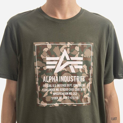 Koszulka męska Alpha Industries Camo Block T 198504 142 Alpha Industries S okazyjna cena sneakerstudio.pl