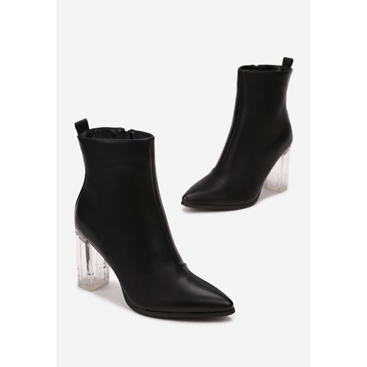 Czarne Botki Nyala 37 born2be.pl