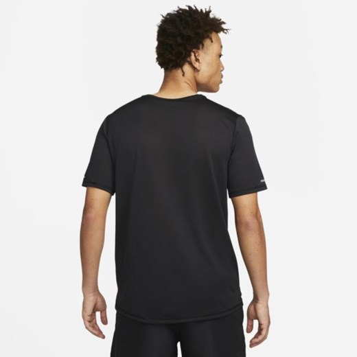 Męska koszulka z krótkim rękawem do biegania Nike Dri-FIT Miler D.Y.E. - Czerń Nike L Nike poland