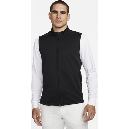 Męski bezrękawnik do golfa z zamkiem 1/2 Nike Therma-FIT Victory - Czerń Nike 2XL Nike poland