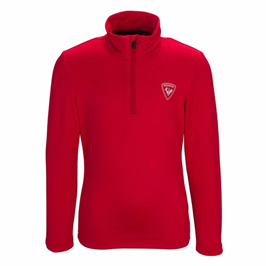 Bluza dziecięca narciarska Rossignol Boy 1/2 Zip Warm Stretch czerwona RLIYL03 | Rossignol 152 (12) okazyjna cena sportano.pl