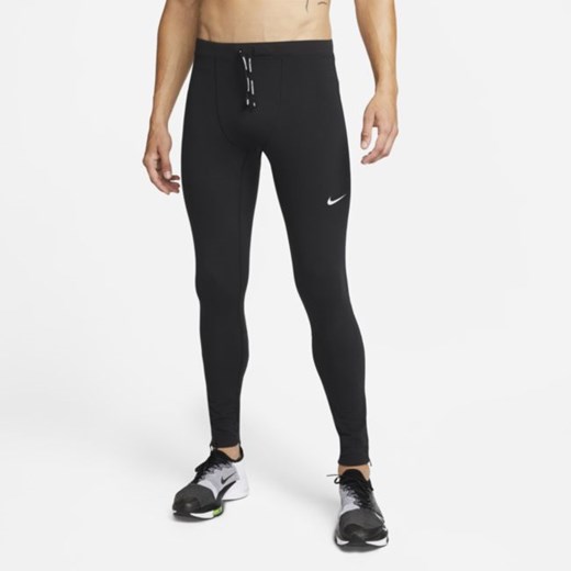 Męskie legginsy do biegania Nike Repel Challenger - Czerń Nike L wyprzedaż Nike poland