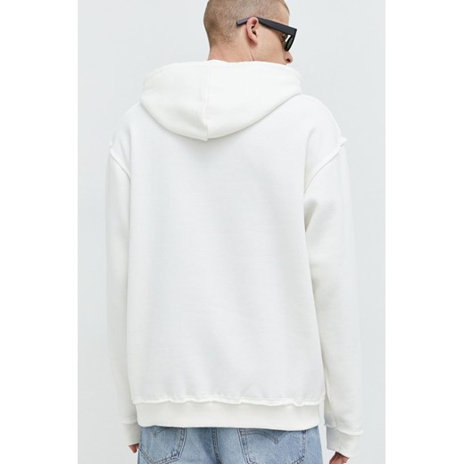 Local Heroes bluza męska kolor biały z kapturem z nadrukiem Local Heroes S ANSWEAR.com