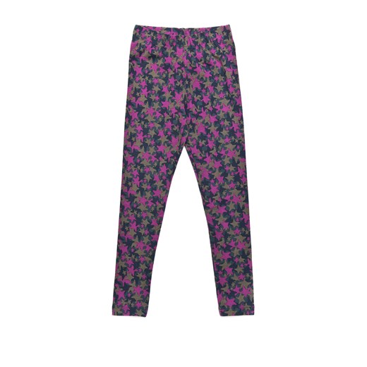 Spodnie Dziewczęce 4M2716 5-10-15 fioletowy bawełniane