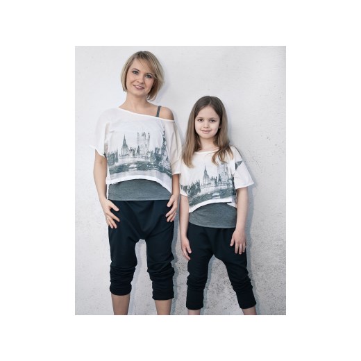 T-shirt Dziewczęcy  2-częściowy e-kaan-pl czarny bluzka