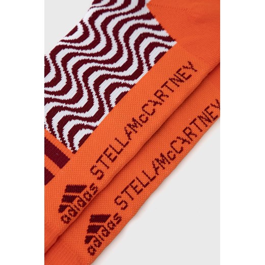 adidas by Stella McCartney skarpetki damskie kolor pomarańczowy S ANSWEAR.com