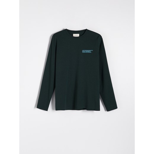 Reserved - Longsleeve regular - Zielony Reserved XL Reserved