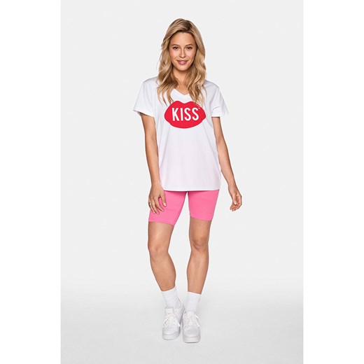 T-shirt w kolorze biało-czerwonym XXS promocja Limango Polska